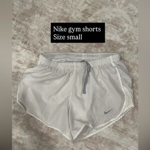 Nike Women’s White Athletic Shorts with Drawstring